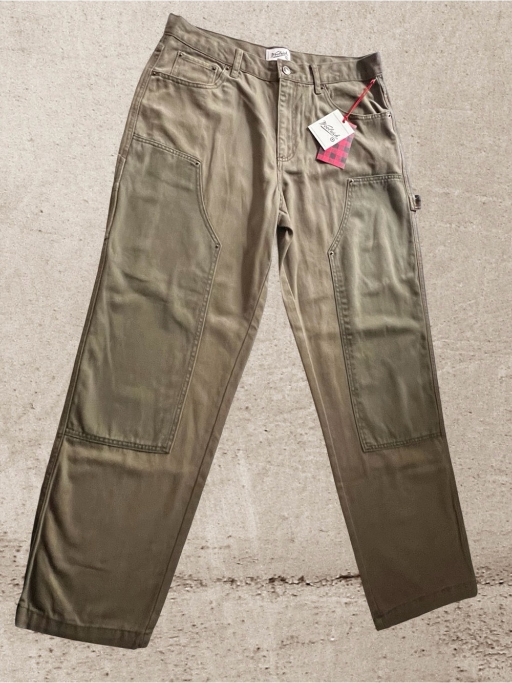 Woolrich Men's Olive/Khaki Cargo Pants with Utility Pockets